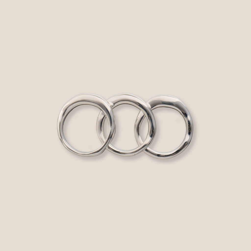 Sombra Dreier-Set Silber