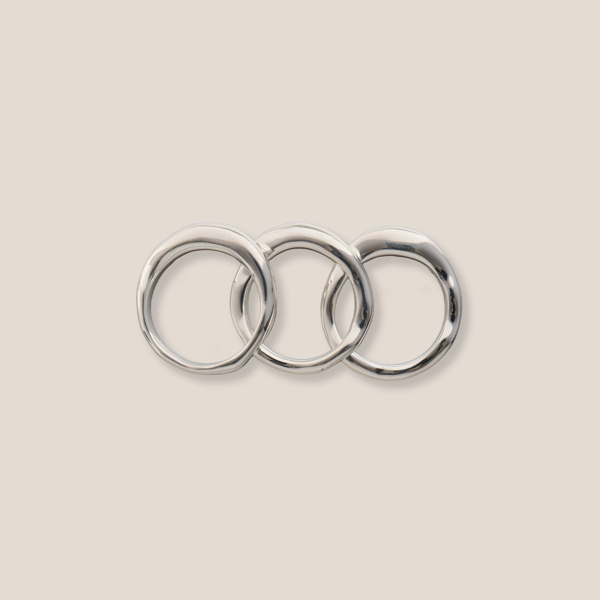 Sombra Dreier-Set Silber