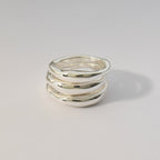 Sombra Dreier-Set Silber