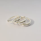 Sombra Dreier-Set Silber