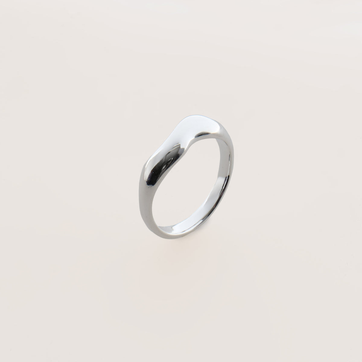 Onda Ring Silber